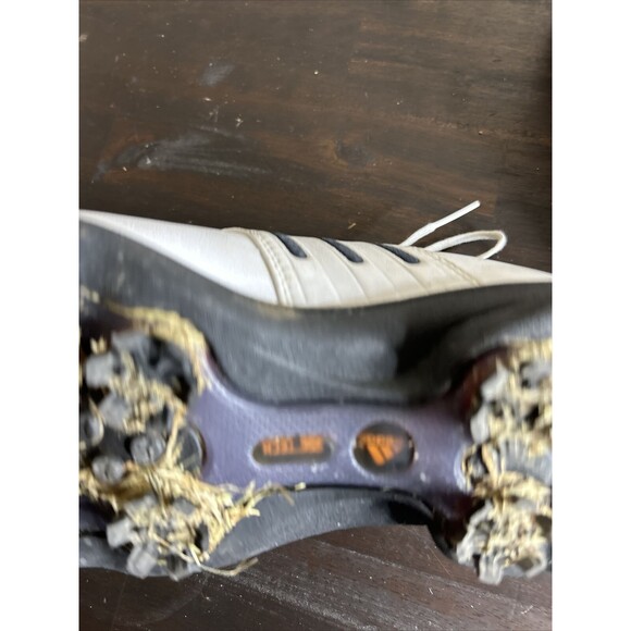 Adidas White Brown Z-Traxion Golf Shoes Oxford Style EVN791003 Men's Size 7.5 - Picture 5 of 11